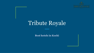 Best hotels in Kochi