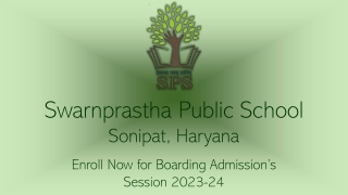 Boarding School Nursery Admission 2023-24