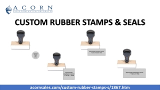 Custom Rubber Stamps and Seals