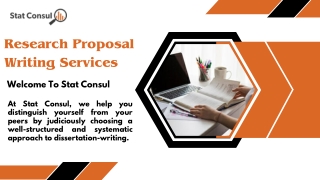 Research Proposal Writing Services