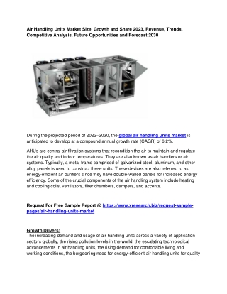 Air Handling Units Market