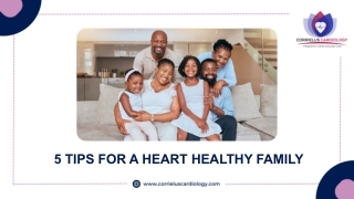 5 Tips for a heart healthy family