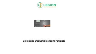 Collecting Deductibles from Patients