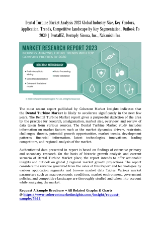 Dental Turbine Market Analysis 2023