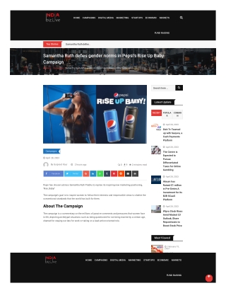 indiabiz-live-samantha-ruth-defies-gender-norms-in-pepsis-rise-up-baby-campaign-