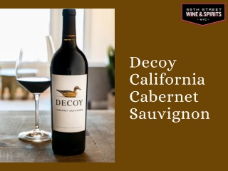 Decoy California Cabernet Sauvignon