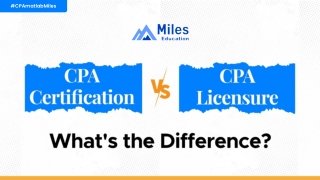 Differences Between CPA Certification and CPA Licensure