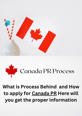 Canada PR Process | Canada CRS Score Calculator