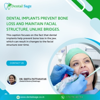 Dental implants prevent bone loss | Dental Clinic in Yelahanka | Dental Sage
