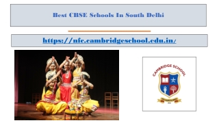 Best CBSE Schools In South Delhi