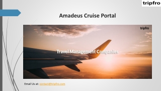 Amadeus Cruise Portal