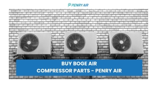 Buy Boge Air Compressor Parts - Penry Air