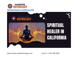 Spiritual Healer in California USA