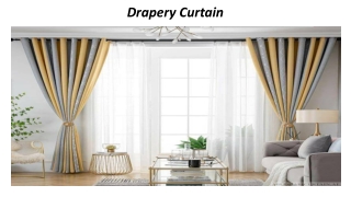 Drapery curtains