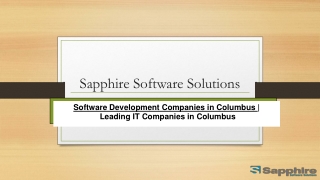 Software Development Companies in Columbus