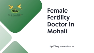 Female Fertility Doctor in Mohali