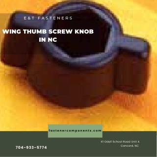 Wing Thumb Screw Knob in NC