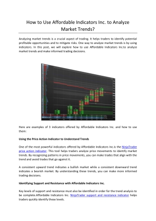 How to Use Affordable Indicators Inc. to Analyze Market Trends