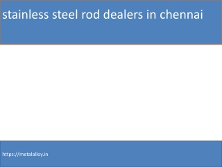 stainless steel pipe dealers in chennai