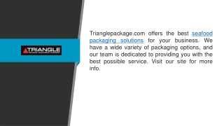 Seafood Packaging Solutions Trianglepackage.com