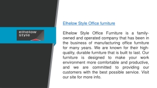 Looking For The Best Office Fruniture