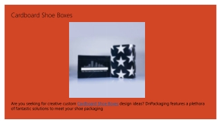Cardboard Shoe Boxes