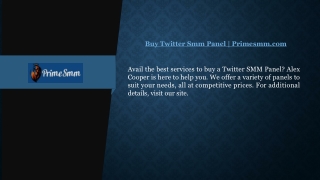 Buy Twitter Smm Panel  Primesmm.com  Primesmm