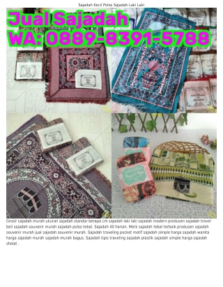 O88ᑫ•8ЗᑫI•5788 (WA) Produsen Souvenir Sajadah Sajadah Polos Tanpa Motif