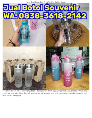 Ô838•3ϬI8•ᒿIㄐᒿ (WA) Souvenir Pernikahan Botol Minum Murah Souvenir Botol 2 Liter