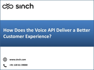 How Does the Voice API Deliver a Better Customer Experience?
