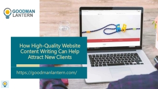 How High-Quality Website Content Writing Can Help Attract New Clients