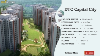 2 bhk flats for sale in dtc capital city, rajarhat