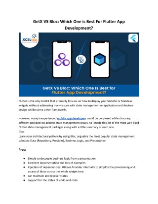 GetX VS Bloc_ Which One is Best For Flutter App Development_
