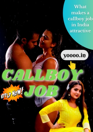 Call boy job Madurai can be your permanent job