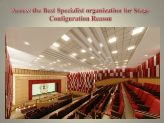 Access the Best Specialist organization for Stage Configuration Reason