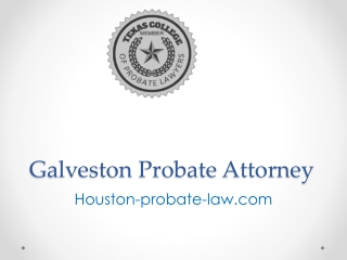 Galveston Probate Attorney - Houston-probate-law.com