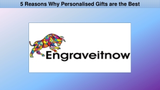 5 Reasons Why Personalised Gifts are the Best