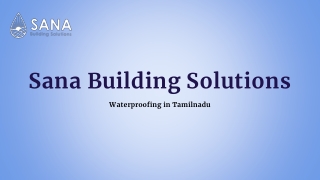 Waterproofing in Tamilnadu  |  Waterproofing Services near me