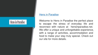 Hens in Paradise  hensinparadise.net