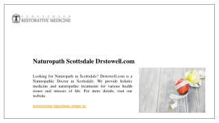 Naturopath Scottsdale Drstowell.com