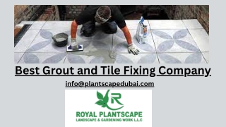 Best Grout and Tile Fixing Company