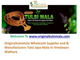 Japa mala wholesale in Vrindavan wholesaler- originaltulsimala