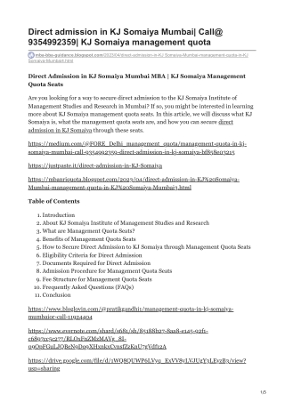 KJ Somaiya Mumbai management quota Call@ 9354992359 Direct admission in KJ Somaiya - mba-bba-guidance