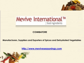 Dehydrated Vegetables Supplier & Exporter from India