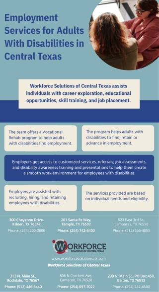 Employment Services for Adults With Disabilities in Central Texas