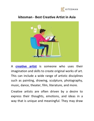 kitesman - Best Creative Artist in Asia