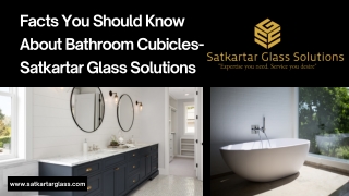 Facts You Should Know About Bathroom Cubicles in Delhi n- Satkartar Glass