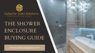 The Shower Enclosure Buying Guide- Bathroom cubicles in Delhi NCR