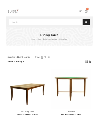 Buy Wooden Dining Table Online