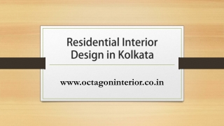 Residential Interior Design in Kolkata